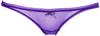 Briefs Open Crotch Hole In Rubber Lolipan Scanty Anime Made In Japan 112034 La Pomme Brand Purple [La Pomme] See-through Women's