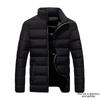 Мужская зимняя куртка с воротником-стойкой 2023 года — хлопок, пух, идеально подходит для бега