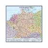 Немецкая карта Карта города На русском языке Карта Картина на холсте Настенное искусство Постер Украшение дома