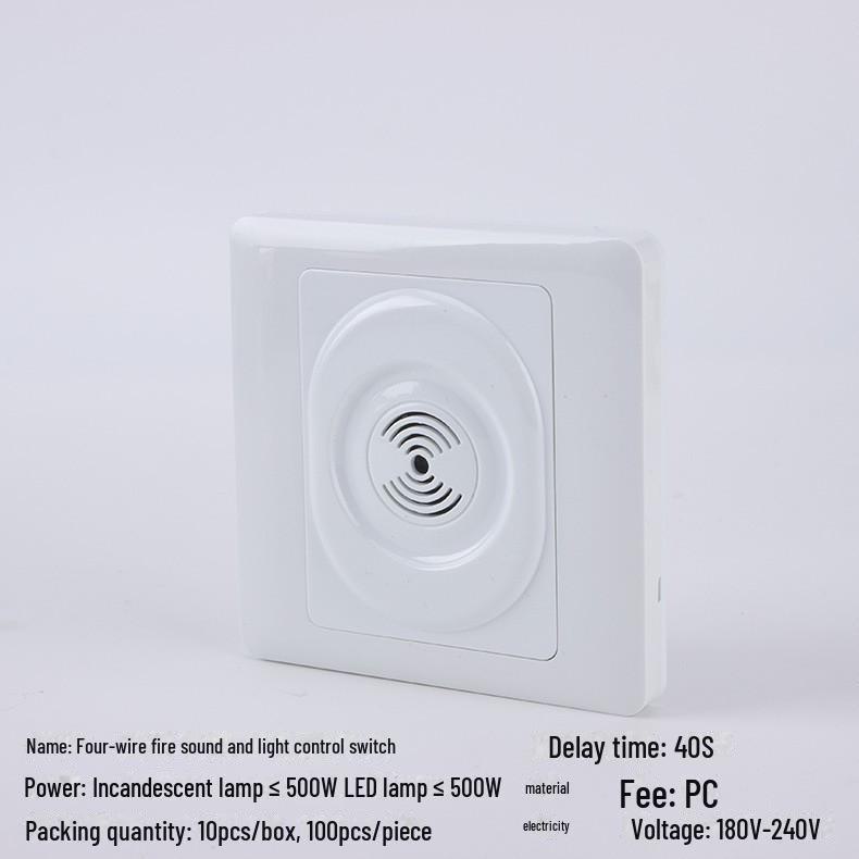 Панель управления скрытым светодиодным освещением коридора 86-го типа с голосовым управлением и задержкой звука и света