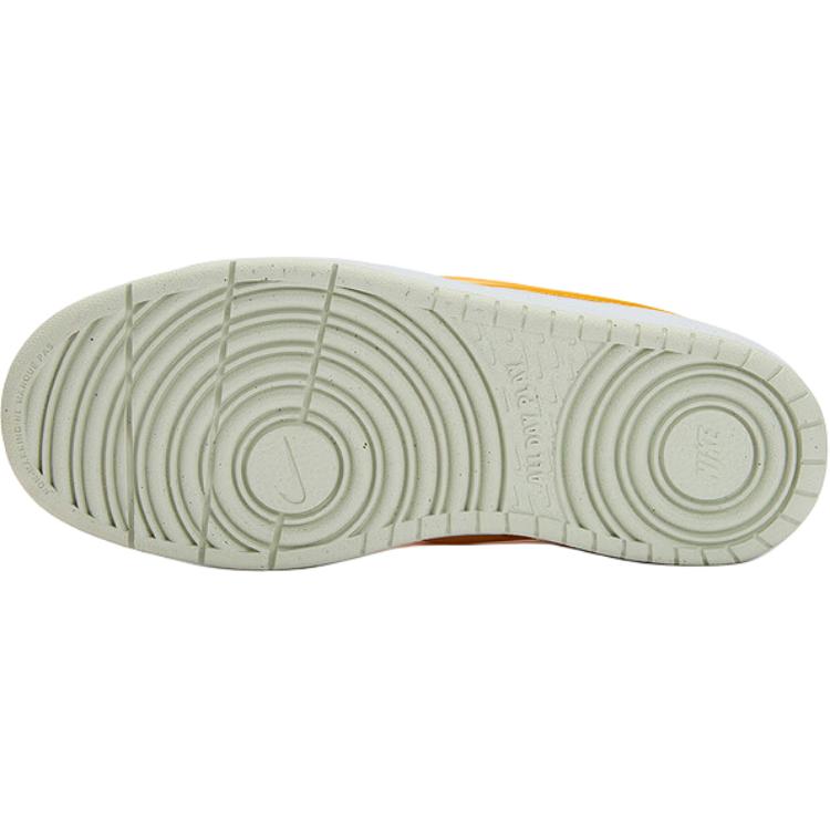 Nike Court Borough Low Recraft Удобные Универсальные Низкие Кроссовки Детские кроссовки Белый Оранжевый IQ9796-171