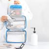 Compact Portable Hanging Toiletry Bag Handbag Waterproof Cosmetic Bag Foldable Large Capacity Wash Bag Bathroom Supplies