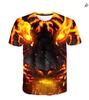 Summer Men's T-shirt 3D Print Tees Tiger Lion Loose Round Neck Short Sleeve Tops Men Clothing