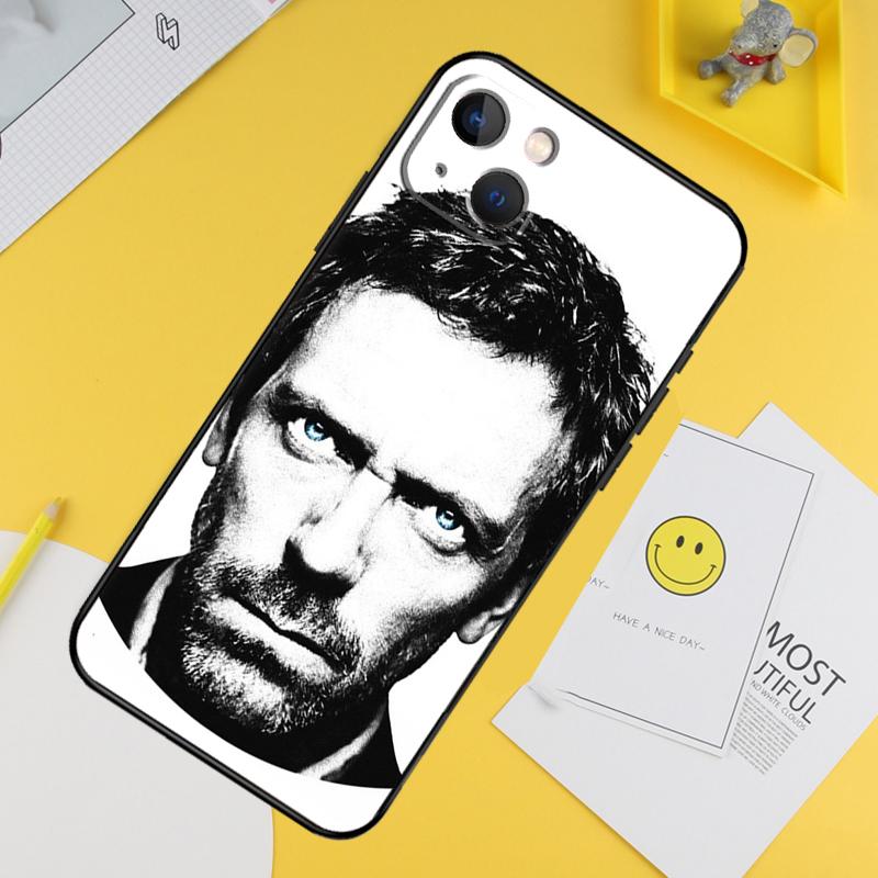 Кейс для телефона Dr House Хью Лори Таблетки Для iPhone 15 Pro 16 Pro 13 12 Mini 11 14 Pro Max XR 16 15 Plus 16e Чехол Coque