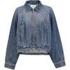 ONLY Women's Loose Fit Gradient Washed Denim Jacket