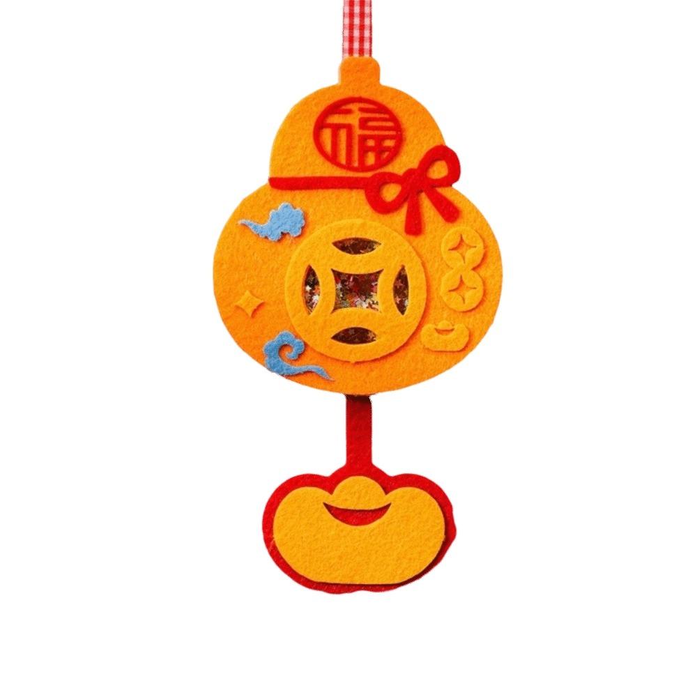 Cartoon Horse Year Decoration Exquisite DIY Spring Festival Pendants Traditional Blessing Lucky Character Pendant