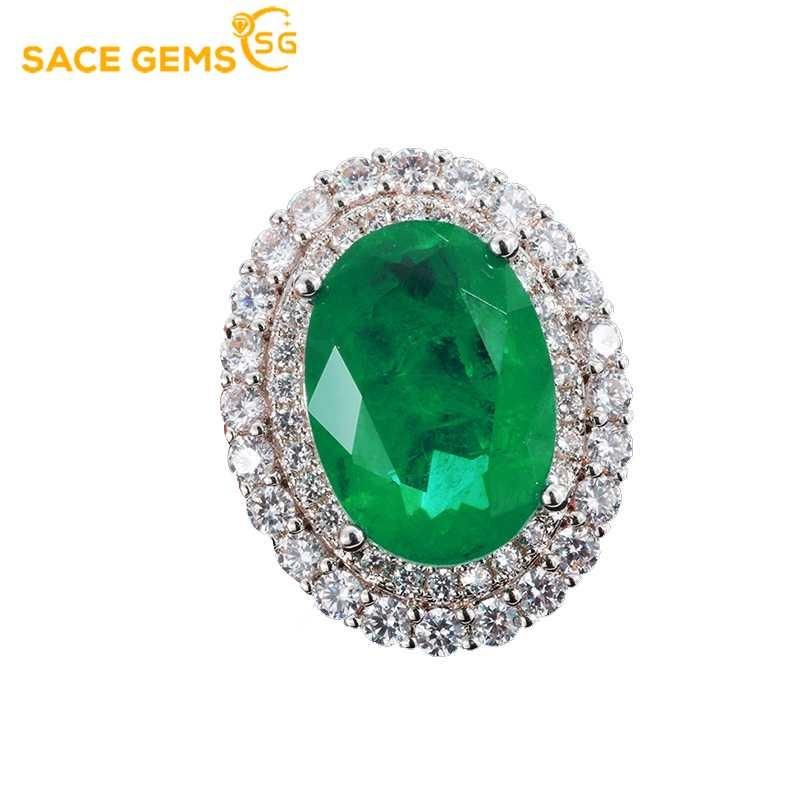 Sace Gems Классическое кольцо из медного сплава с цирконом, женские ювелирные изделия, свадебный подарок для вечеринки