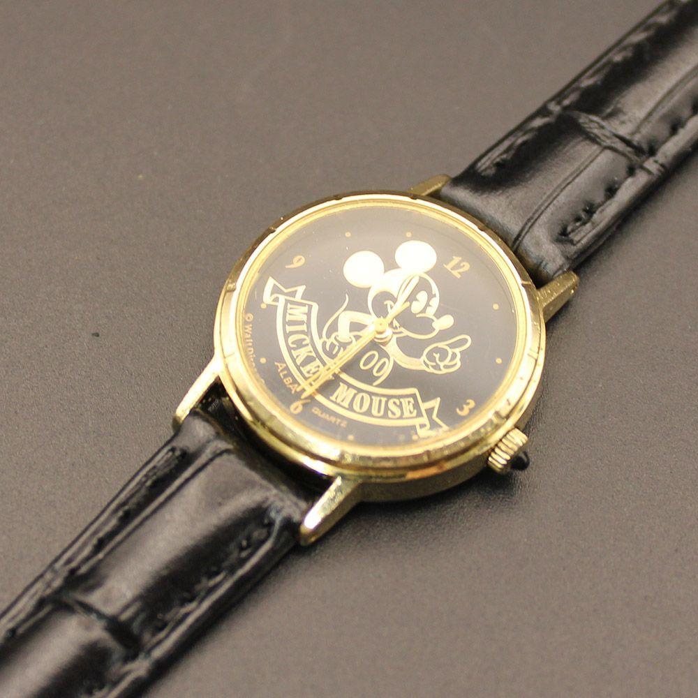 Used Tokyo Disney Resort Limited Commemorative Ladies' Watch Seiko ALBA Mickey Mouse 041437 Battery Replaced (Used C/TTI) 029