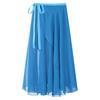 Ladies Professional Ballet Dance Wrap Skirt Chiffon Adult Asymmetrical Skirt Modern Dance Training Accessories