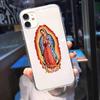 Чехол для телефона RUICHI Virgin De Guadalupe Virgen Mary для iPhone 11 12 Mini 13 Pro XS Max X 8 7 6s Plus 5 SE XR прозрачный