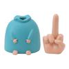 Funny Middle Finger Statue Bright Color Exquisite Engraving Finger Man Sculpture Home Decor for