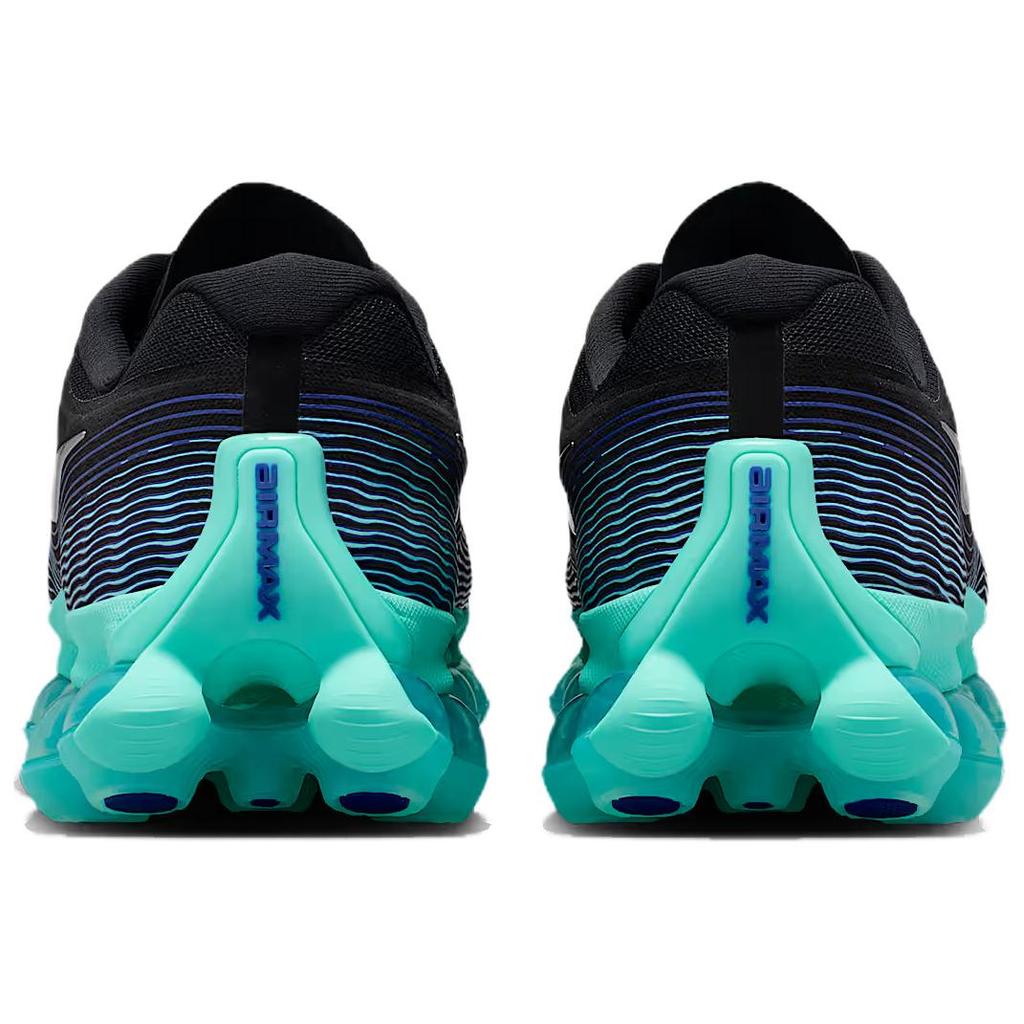 Nike Air Liquid Max Черные Сияющие Синие Мужские Кроссовки Аврора-Зеленый Хром IQ7635-001