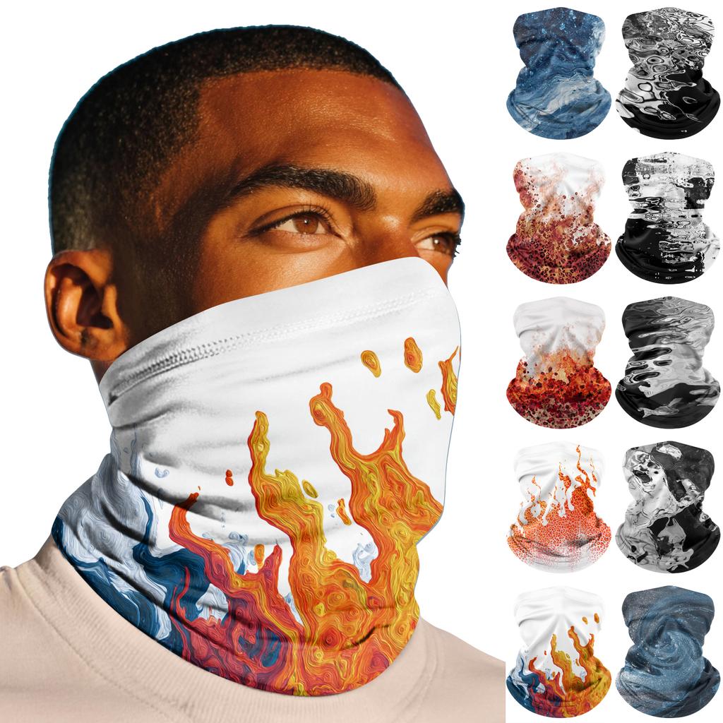 Outdoor Cycling Mask Fashion Printed Headscarf Neck Scarf