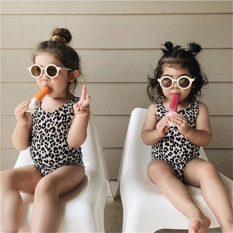 Children 'S Classic Sunglasses Infant 'S Retro Solid Color Ultraviolet -Proof Round Convenience Glasses Eyeglass For Kids