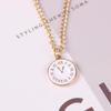 Зимний свитер, цепочка, аксессуары для женщин, Южная Корея, стильные простые часы, подвески, ожерелье, повседневные ювелирные изделия для пар, модный подарок