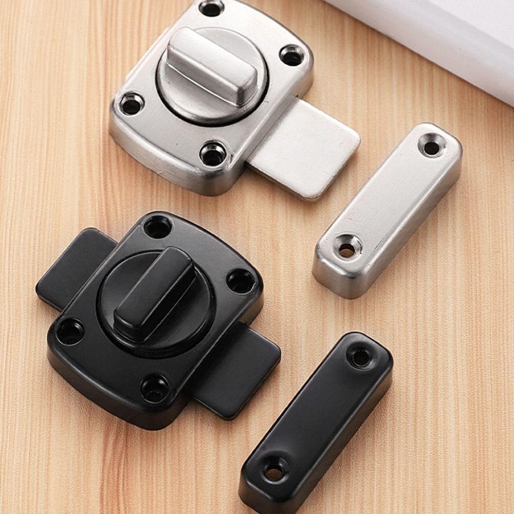 Sliding Gate Lock Door Bolt Security Protection Door Catch Buckle Anti-Theft Door Lock Hardware