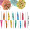 Paper Cocktail Parasols Drink Fruit Cake Sticks Crafts Novelty Disposable Food Picks Mini