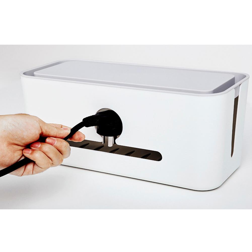 Power Cord Plug Board Storage Box Charger Computer Power Plug-in Cable Storage Box