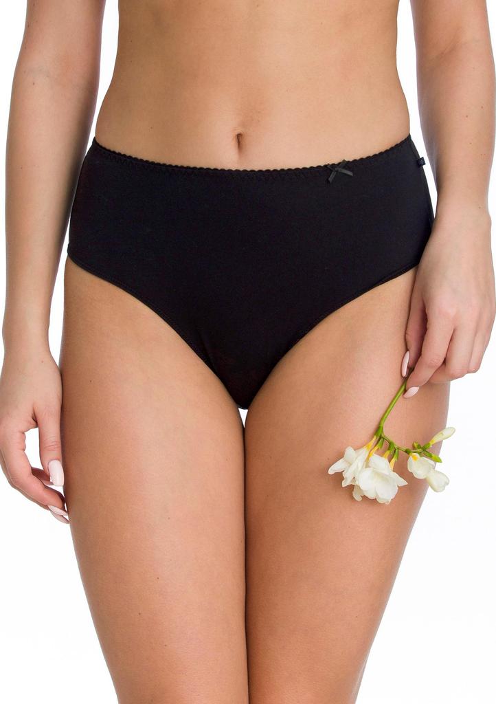 Wyższe gładkie figi damskie (2 pack) LPC 110