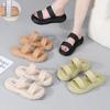 Fashion Platform Slides for Women Summer Thick Sole Non-Slip Soft Beach Slippers Casual Outdoor Sandals