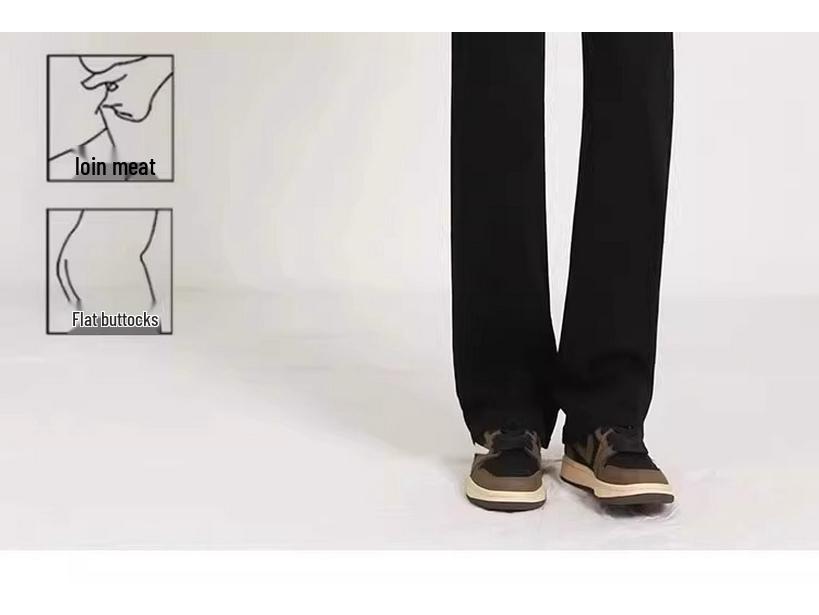 Женские черные джинсы с высокой талией, утягивающие, на флисовой подкладке: Новая весенняя коллекция 2025