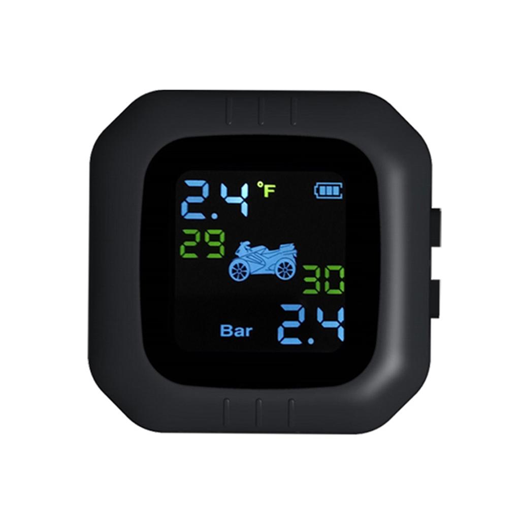 Беспроводная система мониторинга давления в шинах мотоцикла TPMS, 2 внешних датчика, Мотоинструменты