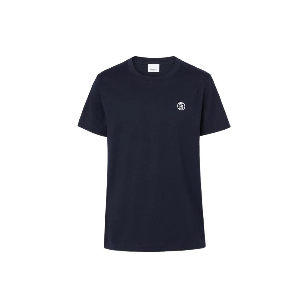 Burberry Хлопковая футболка с вышивкой TB 80561761