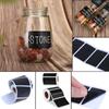 120Pcs Waterproof Chalkboard Kitchen Spice Label Stickers Jam Jar Bottle Tags