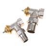 DN15 DN20 Brass Thermostatic Regulating Angle Valve High Precision Temperature Control for Residential Bathroom Plumbing Renovation