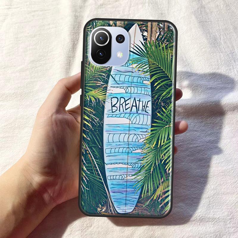 Surf Surfboard Case For POCO X5 X3 Pro F4 X4 GT F3 M5s F5 Pro Phone Shell For Xiaomi 12T 11T 12 13 Pro Lite