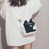 Korean Style Cute Versatile Canvas Crossbody Bucket Bag for Women