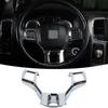 Накладка на панель рулевого колеса, декоративная крышка, безели для Dodge Ram 2010-2017, хром