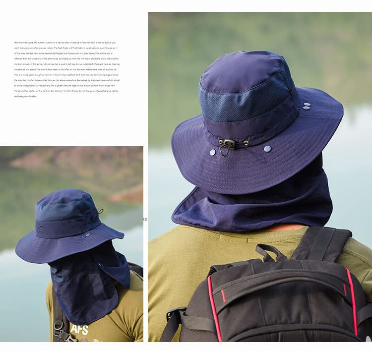 Рыбалка Сафари Широкий Садовый Тень УФ Солнце Гора Открытый 9073 [LeafIn] Шляпа, Шляпа, Поля, Шляпа, Шляпа, Мужская, Сетка, Защита, Защита, 3-сторонняя,