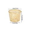 Multifunctional Storage Basket Diy Handmade Woven Bamboo Rattan Food Basket