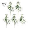 Flexible Bendable Branch Stems Faux Olive Branches for Vase, Artificial Tree Branches, DIY Fake Floral Arrangement Supplies Plants, Realistic Greenery