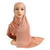 1PC Hot Drill Modal Cotton Scarf Muslim Women Shawl Fashion Solid Color Hat Headband Long