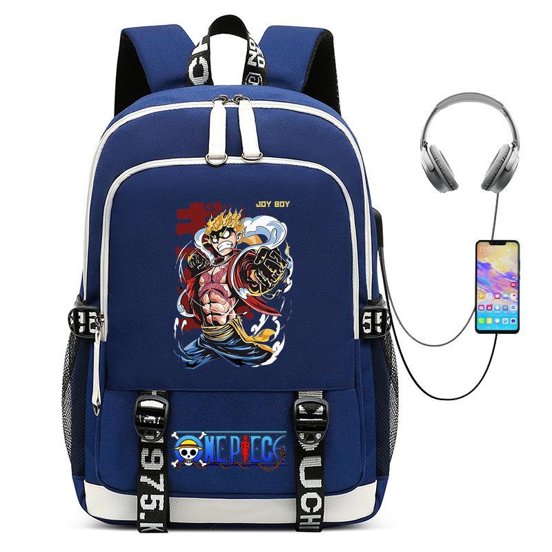 Рюкзак Riman ONE PIECE one piece, молодежный школьный рюкзак большой вместимости, USB-сумка для компьютера