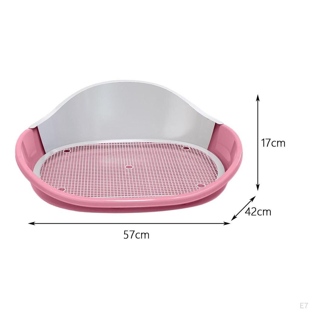 Dog Toilet Pee Pad with Urinary Column Bedpan Potty Trainer Keep Paws and Floors Clean