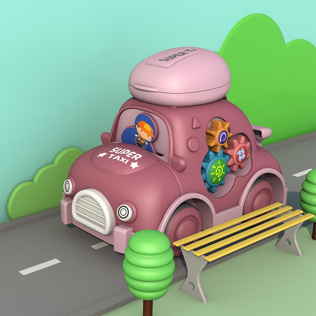 1Pc Baby Cartoon Toy Car Mini Vehicles Inertia Pull Back Cars Montessori Early Education Crawling Toys Car For Toddlers Boys