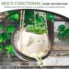 Synthetic Resin Swing Chair Planter Pot Creative Wall Hanging Smile Face Flower Pot Add Interest Smile Face Planter for Home New