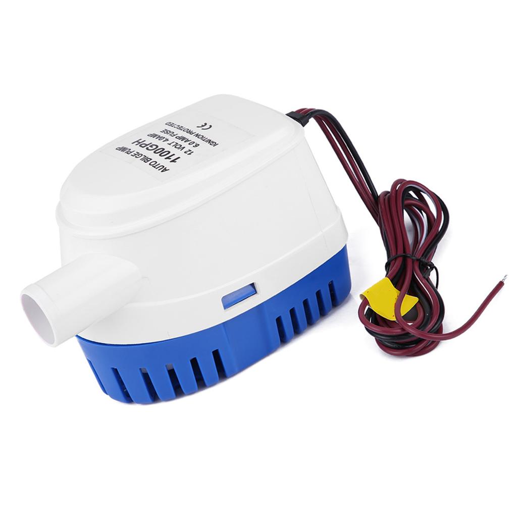 1100GPH Boat 12V Marine Automatic Submersible Bilge  Fully Auto  Switch Internal Auto Bilge  Bilge Pump