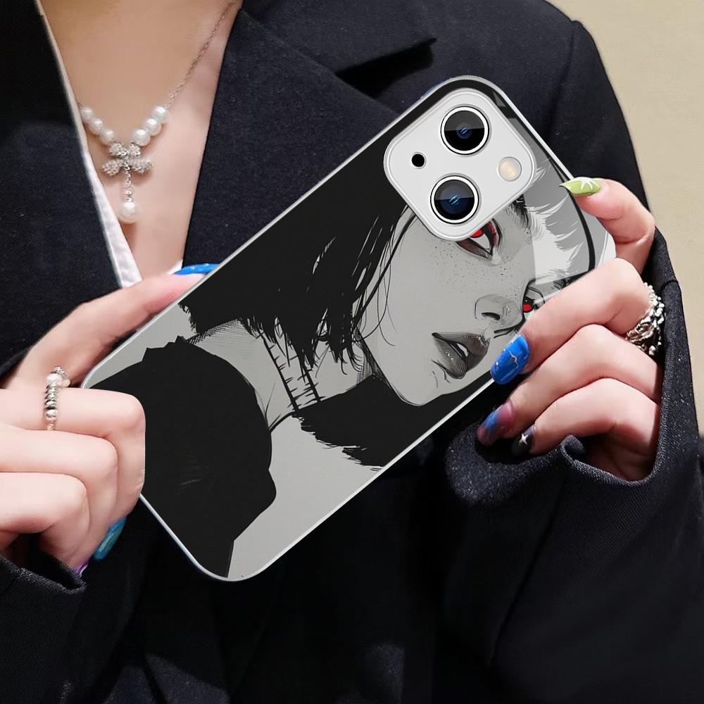 Милый Девочки Трендовый Аниме Чехол Для Телефона Для IPhone 18 14 13 12 Mini 11 Pro XS Max X XR 14 Plus Закаленное Стекло