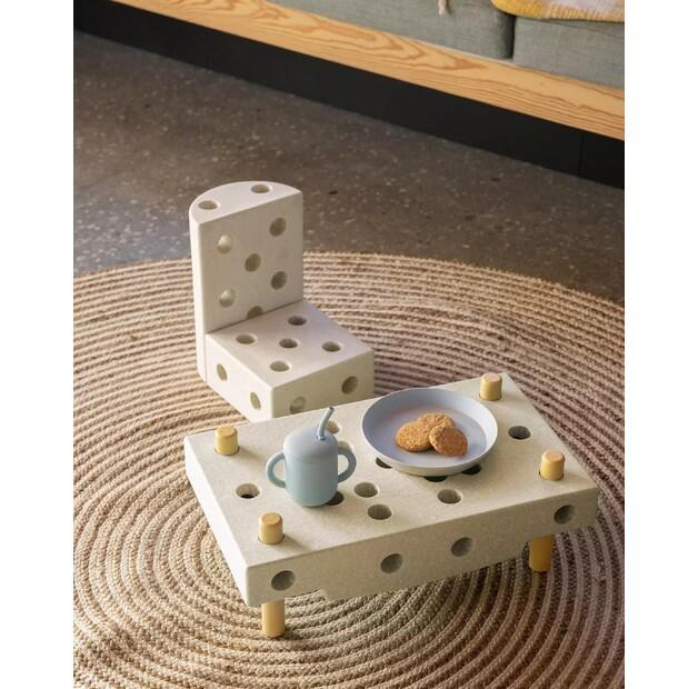 Конструктор сенсорный Modu block square Sand Grey