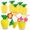 1PCS Coconut Cup Pineapple Cup With Straw Party Supplies Cocktail Cup For Hawaiian