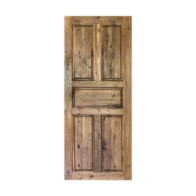 Ретро деревянная наклейка на дверь, настенная художественная роспись, 3D видение, обои для гостиной, сделай сам, наклейки на стену, ПВХ, виниловый дверной постер, домашний декор