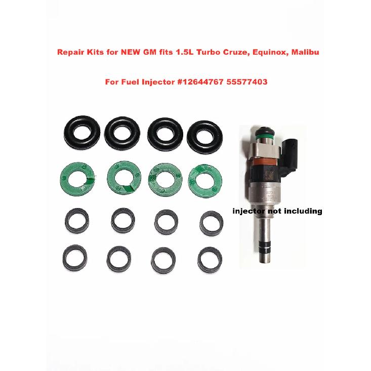 Fuel Injector Rebuild Repair Kits OEM 55577403 For Buick Chevrolet GMC Cruze Encore Equinox 16-18(AY-RKG912)