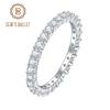 Gb Wedding Bands Ef Color Moissanite Rings For Women 585 14k 10k 18k Gold 925 Silver Promise Finger Ring Fine Jewelry