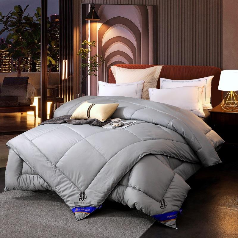 Multi-Size Hotel-Grade All-Season Comforter Set, 4/6 Kg Double-Ply Hollow Fiber Comforter, -30°C To 25°C Temperature Regulation