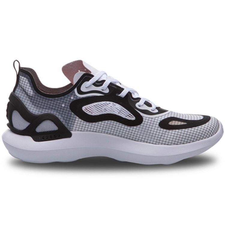 Li Ning Comet Амортизирующие Нескользящие Низкие Спортивные Повседневные Кроссовки Мужские Черно-Белые AGLQ023-3