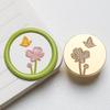 Plant Flowers Wax Seal Stamp Classic Sealing Wax Stamps Wedding Cards Decor Of Knit Rose Daisy Clover Tulips